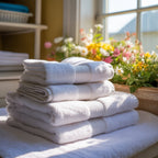 Luxury 7-Piece Cotton Towel Set – Bath Sheet, Bath Towel, Hand Towel & Face Towe