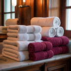 Luxury 7-Piece Cotton Towel Set – Bath Sheet, Bath Towel, Hand Towel & Face Towe